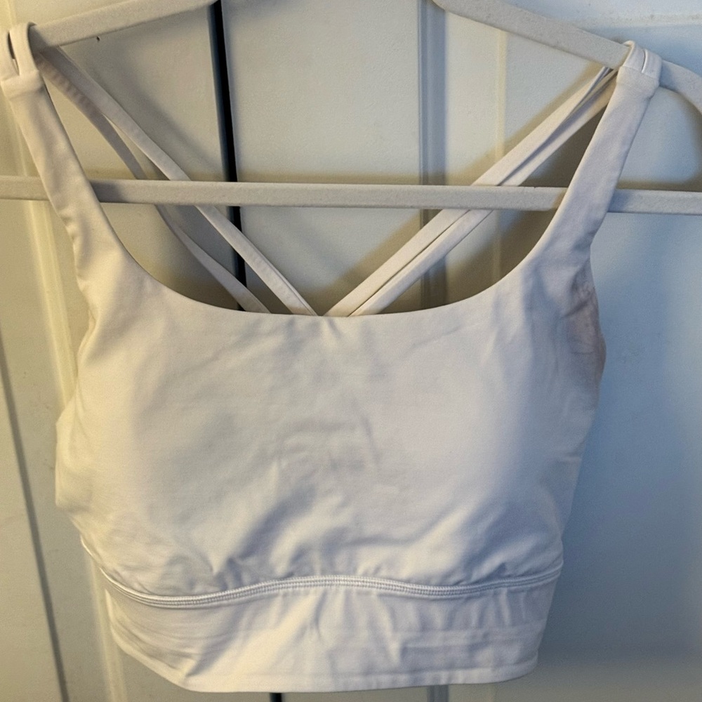 lululemon athletica Cream Sports Bra